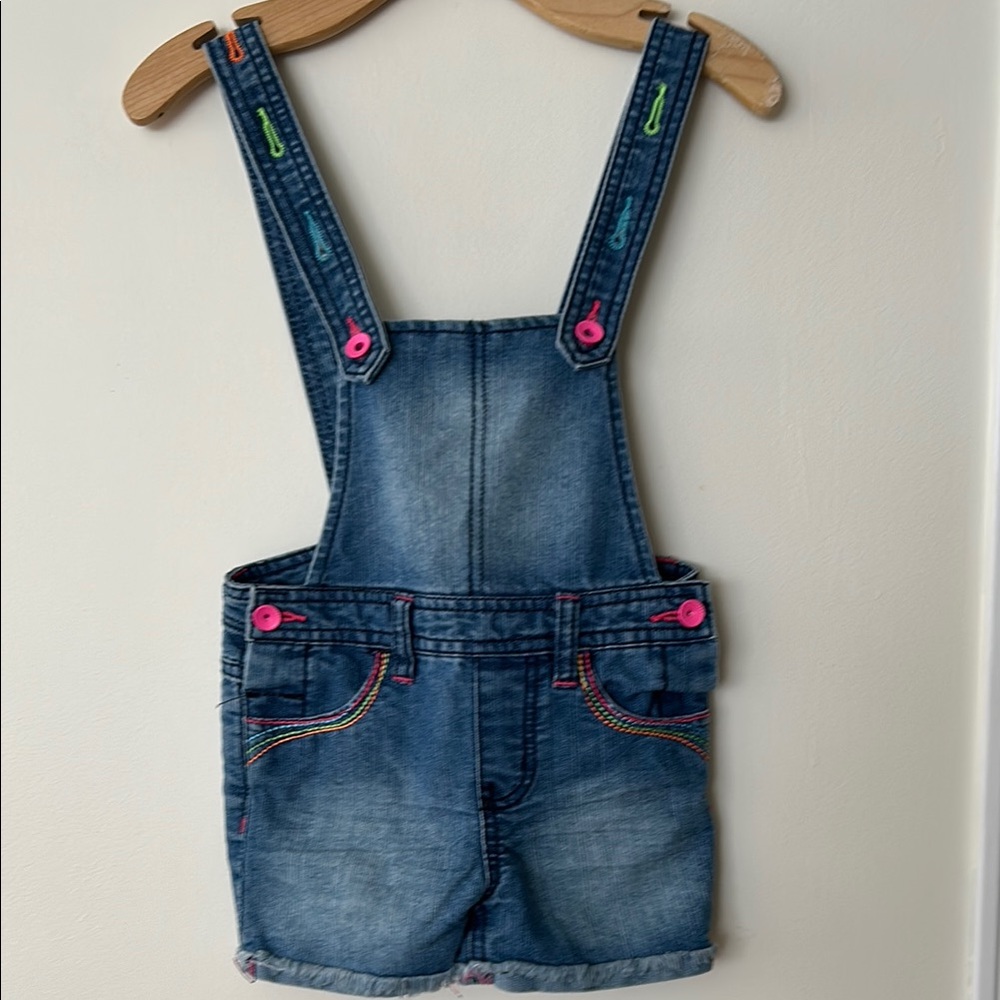 Y2K Girls 5 Squeeze Short overalls